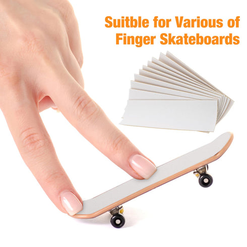 10pcs INOOMP Non-Skid Finger Skateboard Grip Tape Foams for Fingerboards Skateboard Grip Tape Sticker