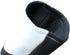 Majek Retro Golf Headcover - White Red and Black Vintage Leather Style 1 Driver Head Cover, Fits 460cc Drivers, Classic