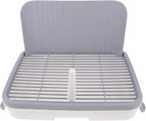 BETOOKY Pee Pad Holder - Dog Litter Box with Post Puppy Pads