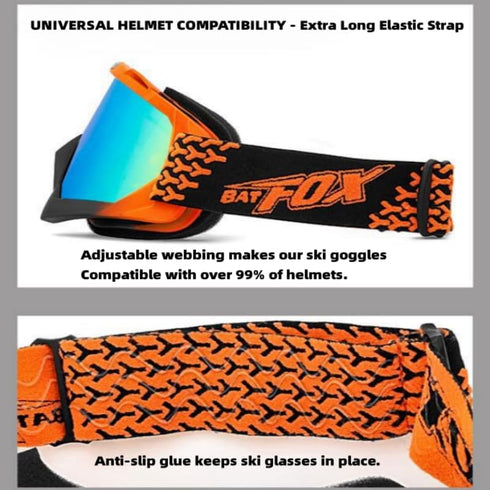 Zsling Dirt Bike Goggles for Men, Women, Youth, OTG Anti UV Windproof Glasses for ATV Riding