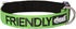 Friendly Green Colour Coded Buckle Dog Collar S-M L-XL Prevents Accidents