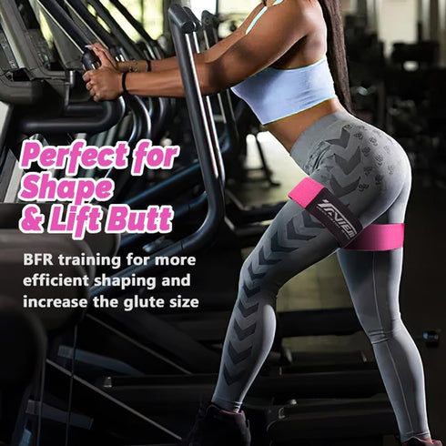 Occlusion Bands Bundle for Women, Blood Flow Restriction Booty Bands, Best Fabric Resistance Bands for Glutes, Fitness