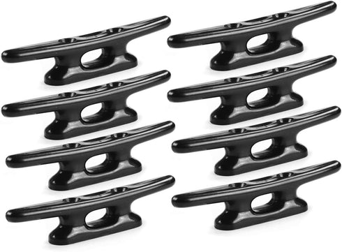 MIZUGIWA Nylon Boat Cleats Dock Cleats Black,4 Inch 5 Inch 6 Inch