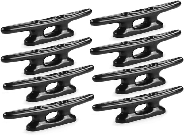 MIZUGIWA Nylon Boat Cleats Dock Cleats Black,4 Inch 5 Inch 6 Inch