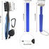 VIPMOON Golf Club Groove Sharpener Tool, Brush & Cleaner with Retractable Carabiner, for Wedge & Irons, U & V-Grooves