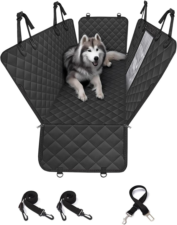 pettycare Dog Car Seat Cover for Back Seat, 600D Heavy Duty Waterproof
