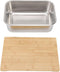 AMONIDA Stainless Steel Vegetable Washing Basin, Food Grade 201 Dish Wash Tub, Wooden
