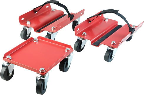 Snowmobile Dolly Set - Max Supporting 1500Lbs with Heavy Duty Straps for Skis