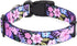 Dog Collar with Bohemia Floral Tribal Patterns, Soft Ethnic Style Adjustable Collar for Small Medium Large Dogs (Floral