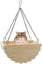 Hamster Wooden Swing Toy Hanging Bed for Gerbil, Rat, Mouse, Dwarf Hamster