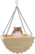 Hamster Wooden Swing Toy Hanging Bed for Gerbil, Rat, Mouse, Dwarf Hamster
