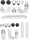 Plumbing Fittings Set, Aquarium Outlet Replacement Tank Filter for Water Inflow Accessories