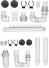 Plumbing Fittings Set, Aquarium Outlet Replacement Tank Filter for Water Inflow Accessories