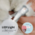 PAKEWAY Cat Nail Clipper with LED & U-V Light, Sharp Angled Blade Grooming Tool for Dogs, Cats, Rabbits