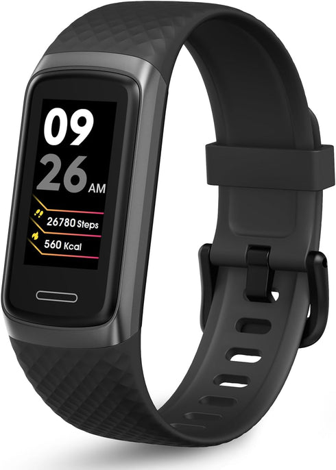 OCTANDRA Active 2 VeryFit Fitness Tracker with Heart Rate, SpO2, Sleep Monitor, IP68 Waterproof for Men Women