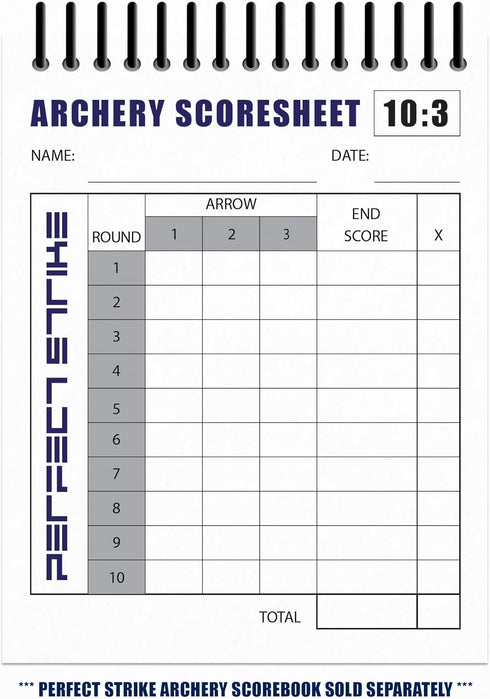 Perfect Strike Archery Targets, Classic OPS No. 001, Paper Targets for Practice in The Backyard or at The Range (12" x