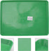 POPETPOP Small Replacement Pan for Puppy Crate | Plastic Dog Cage Tray for Pet Cages, Crates, Kennels, Green