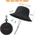 Waterproof Bucket Hat for Men Women, Packable Wide Brim Rain Hat, UV Protection Summer Beach Fishing Hiking