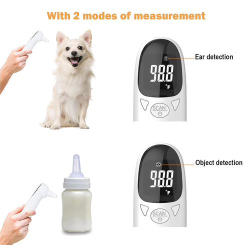ZLZDIGIH-XB 1 Cat & Dog Thermometer, pet Ear Thermometer, Specially Designed for Pets, Quickly and accurately detects