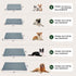 BALANCE Dog Crate Pad, Washable Water-Resistant Foam Kennel Mat for Small Dogs