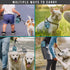 PetAmi Dog Poop Bag Holder for Leash, Pet Waste Dispenser with Clip, Travel Camping Supplies with Doggy Roll, Blue