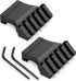 Picatinny Offset Rail Mounts, 45 Degree Aluminum Low Profile Mount for Flashlight Laser Sights Optics