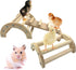 Chicken Perch Roosting Bar Jungle Gym Wooden Arch Bridge Platform Stand Ladder