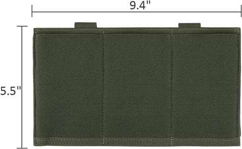 KRYDEX Molle 5.56mm Single/Double/Triple Magazine Pouch for .223 5.56 Magazine