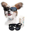 PETLESO Dog Goggles for Small Breed, Eye Protective Sunglasses for Outdoor Riding, Black