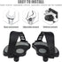 CurcKua 2Pcs 1/2 Exercise Bike Pedals Long Shaft Stationary Bike Pedals with Adjustable Strap Non-slip Universal