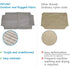 Cat Bed Window, Cat Window Hammock Perch, Safety Cat Shelves for Large Cats, Space Saving Mounted Cat Seat (Beige)