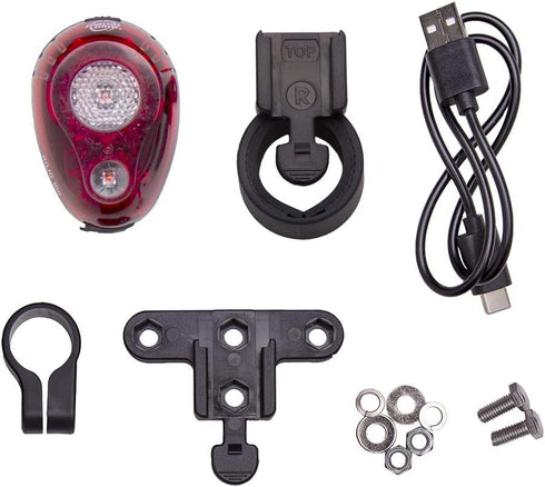 Rojo 100 USB-C Bike Rear Light by Planet Bike