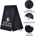 TOUNER Funny Golf Towel Gift for Dad, Embroidered Golf Towels for Men, Clip for Golf Bags (Drive Long and Prosper)