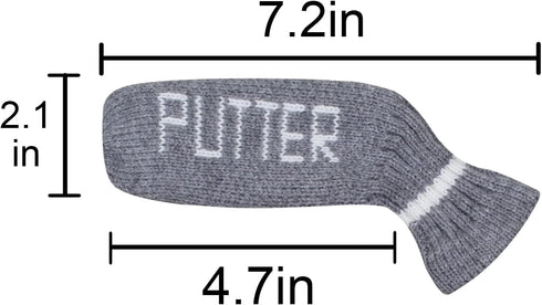 Scott Edward Knitted Blade Putter Cover, 1 Piece Pack, Cute and Soft for Golf Blade Putters