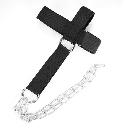 MOOCY Neck Harness for Weight Training - Adjustable Heavy Duty Head Harness for Neck Workout Equipment
