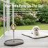 Dog Potty Tray with Handle, minandhua Indoor Puppy Potty Training Tray & Pee Pad Holder, Oval Design with Pour Spout