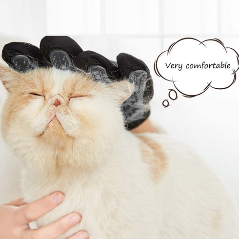Grooming Glove for Deshedding, Efficient Pet Hair Remover Brush for Dogs and Cats