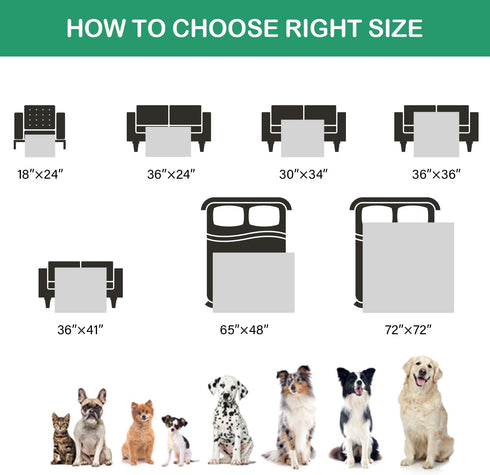 72"x72" Qeils Pee Pads Reusable Washable Puppy Pads- Extra Large Dog Training Pads, Absorbent Protective Pads Leakproof