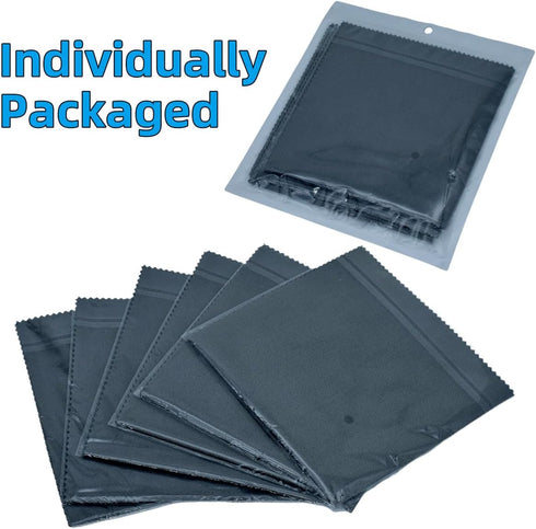 Miaozhun 6 Pack 12"x12" Microfiber Gun Cleaning Cloth, Lint Free Gun Cleaning Rags, Reusable Microsuede