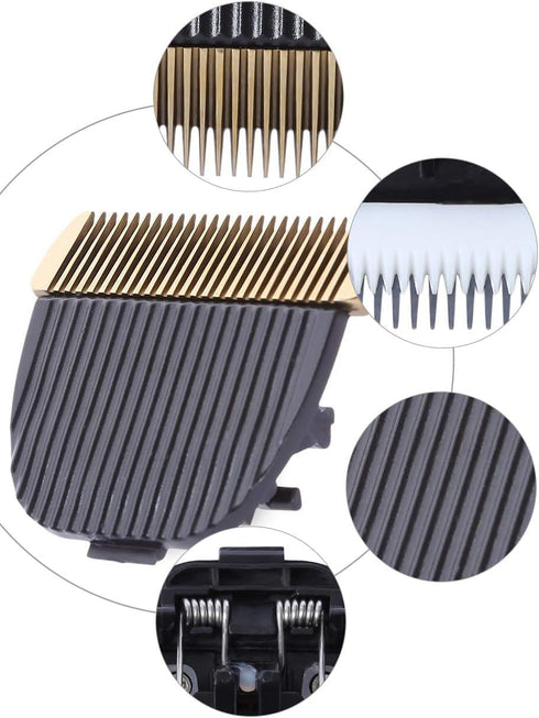 1/2pcs Dog Hair Clipper Blade, Professional Pet Clippers Replacement Blades for Baorun P2/P3 (BrownX2)