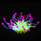 Uniclife Coral Artificial Decoration, Glowing Effect Silicone Ornament for Fish Tank Aquarium, Yellow