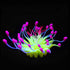 Uniclife Coral Artificial Decoration, Glowing Effect Silicone Ornament for Fish Tank Aquarium, Yellow