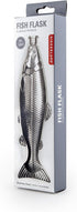 Kikkerland Fish Flask - Stainless Steel