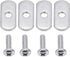 VTurboWay 4 Pcs 316 SS Kayak Rail/Track Screws, Track Nuts w' 4 pcs M6 Short Screws, Mounting Replacement Kit for Kayaks Rails