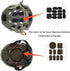 Universal Airsoft Helmet Pads, Tactical Replacement Foam Padding Kits for Bicycle Accessories