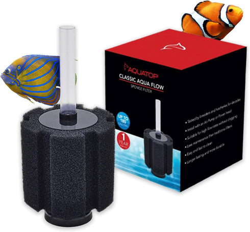 Aquatop Internal Sponge Filter Up to 180 Gallons CAF-180 Includes Free Air