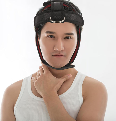 GANAZONO Neck Support Head Harness for Weight Lifting, Neck Trainer Fitness Equipment for Strength Training