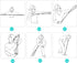 Fitness Figure 8 Yoga Pulling Rope Resistance Band - Arm Resistance Bands for Chest, Arm, and Shoulder Workouts