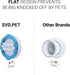 SVD.PET Magnetic Holder for Pee Pads (4-Pack), Strong Magnets with Easy-Lift Handles, Dog Potty Training