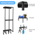 Yoga Mat Holder Wall Mount, Home Gym Accessories Organizer with 4 Hooks for Hanging Foam Roller and Bands